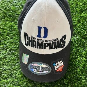 2010 NCAA DUKE Regional Champions Black and White Cap
